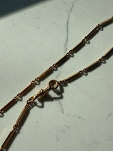 Load image into Gallery viewer, Antique 1/20 12k Gold Filled Watch Chain Choker Necklace 13.25”
