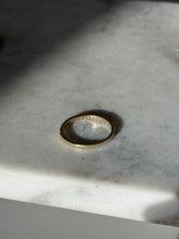 Load image into Gallery viewer, Yellow Gold Vermeil Thin Dainty Stacker Band Size 8
