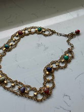 Load image into Gallery viewer, Goldtone Chain Belt 34”-40”
