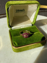 Load image into Gallery viewer, Vintage Ruby &amp; Diamond 14k Gold Ring Size 6
