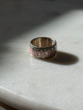 Load image into Gallery viewer, Vintage Pink Enamel Kuuipo Ring Size 6.75

