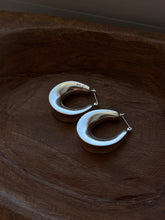 Load image into Gallery viewer, Vintage Sterling Silver Hoops
