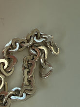 Load image into Gallery viewer, Solid Sterling Silver Heart Bracelet
