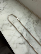 Load image into Gallery viewer, Vintage Rounded Snake Link Sterling Silver Chain 20”
