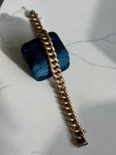 Load image into Gallery viewer, Antique 1/20 12k Gold Fill Curb Bracelet 8”
