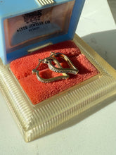 Load image into Gallery viewer, Diamond Gold Vermeil Heart Hoops
