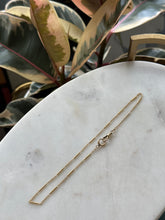 Load image into Gallery viewer, Antique 14k watch chain w/ Dog Clip 14”
