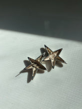 Load image into Gallery viewer, Star Sterling Silver Earrings
