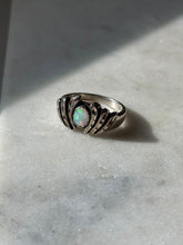 Load image into Gallery viewer, Vintage Opal Sterling Silver Ring Size 8
