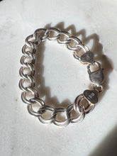 Load image into Gallery viewer, Italian Double Curb Chunky Sterling Silver Bracelet 7”

