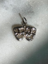 Load image into Gallery viewer, Vintage Laugh Now Cry Later Sterling Silver Charm
