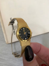 Load image into Gallery viewer, Seiko Gold Tone Diamond Vintage Watch
