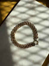 Load image into Gallery viewer, Gold Vermeil Sailor Hook Clasp Bracelet 8”
