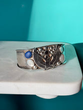 Load image into Gallery viewer, Goddess Isis Sterling Silver Cuff Bracelet 6.5”
