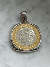 Load image into Gallery viewer, Milor 1000 Italian Lire Coin set in Sterling Silver
