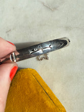 Load image into Gallery viewer, Vintage Fish Sterling Silver Bangle Bracelet
