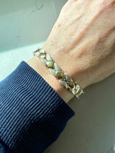 Load image into Gallery viewer, Italian Two-Toned Gold Vermeil Sterling Silver Bracelet 7.25”

