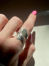 Load image into Gallery viewer, Abalone Shell Sterling Ring
