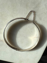 Load image into Gallery viewer, Vintage Fish Sterling Silver Bangle Bracelet
