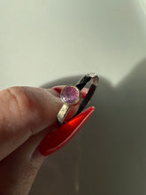 Load image into Gallery viewer, Natural Ruby Sterling Silver &amp; 14k Gold Ring Size 6.25
