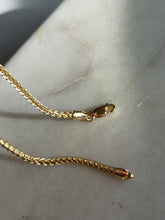 Load image into Gallery viewer, Franco Link Gold Vermeil Bracelet 8”
