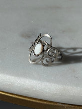 Load image into Gallery viewer, Vintage Opal Sterling Silver Ring Size 5.75
