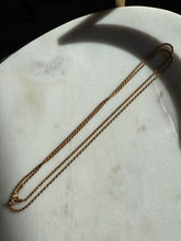 Load image into Gallery viewer, Italian Gold Vermeil Rope Chain Necklace 24”
