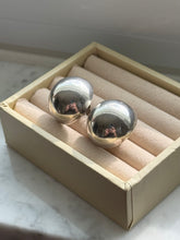 Load image into Gallery viewer, Vintage Sterling Silver Chunky Earrings
