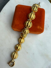 Load image into Gallery viewer, Chunky Italian Gold Vermeil Sailor Clasp Bracelet 7.5”
