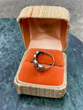 Load image into Gallery viewer, Skull Pile Vintage Sterling Silver Ring Size 6.25
