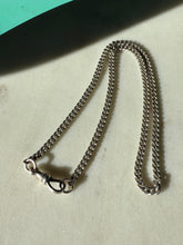 Load image into Gallery viewer, Vintage Sterling Silver Cuban Dog Clip Chain 17”
