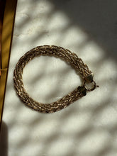 Load image into Gallery viewer, Gold Vermeil Sailor Hook Clasp Bracelet 8”

