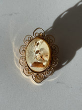 Load image into Gallery viewer, Vintage Gold Plated Costume Jewelry Brooch
