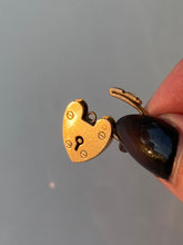 Load image into Gallery viewer, Antique 9k Gold Heart Padlock Clasp
