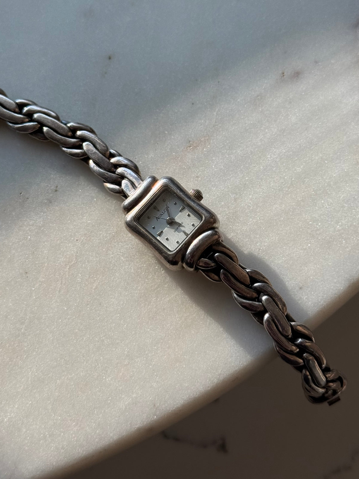 Vintage Silver Tone Wrist Watch