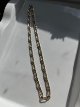 Load image into Gallery viewer, Figaro Link Gold Vermeil Sterling Necklace 20”
