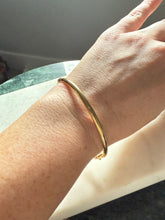 Load image into Gallery viewer, Italian Gold Vermeil Hinged Bangle Bracelet
