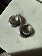 Load image into Gallery viewer, Italian Sterling Silver Hoops
