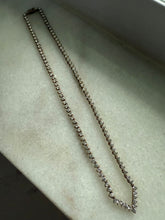 Load image into Gallery viewer, V-Shape Gold Vermeil CZ Necklace 16.5”
