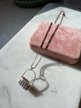 Load image into Gallery viewer, Basket Sterling Silver Necklace
