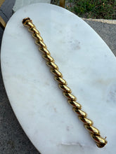 Load image into Gallery viewer, Italian Gold Vermeil San Marco Bracelet 8”

