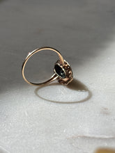 Load image into Gallery viewer, Vintage 10k Gold Black Onyx &amp; Opal Ring Size 9
