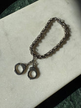 Load image into Gallery viewer, Vintage Silver Plated Handcuff Bracelet 7.5”
