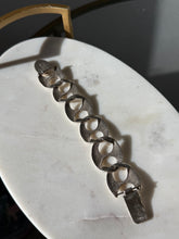 Load image into Gallery viewer, Vintage Mexico Sterling Silver Chunky Thick Width Puffy Mariner Link Bracelet
