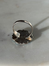 Load image into Gallery viewer, Vintage Pueblo Turquoise &amp; Opal Inlay Sterling Silver Ring Size 9
