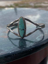 Load image into Gallery viewer, Turquoise Sterling Silver Cuff Bracelet
