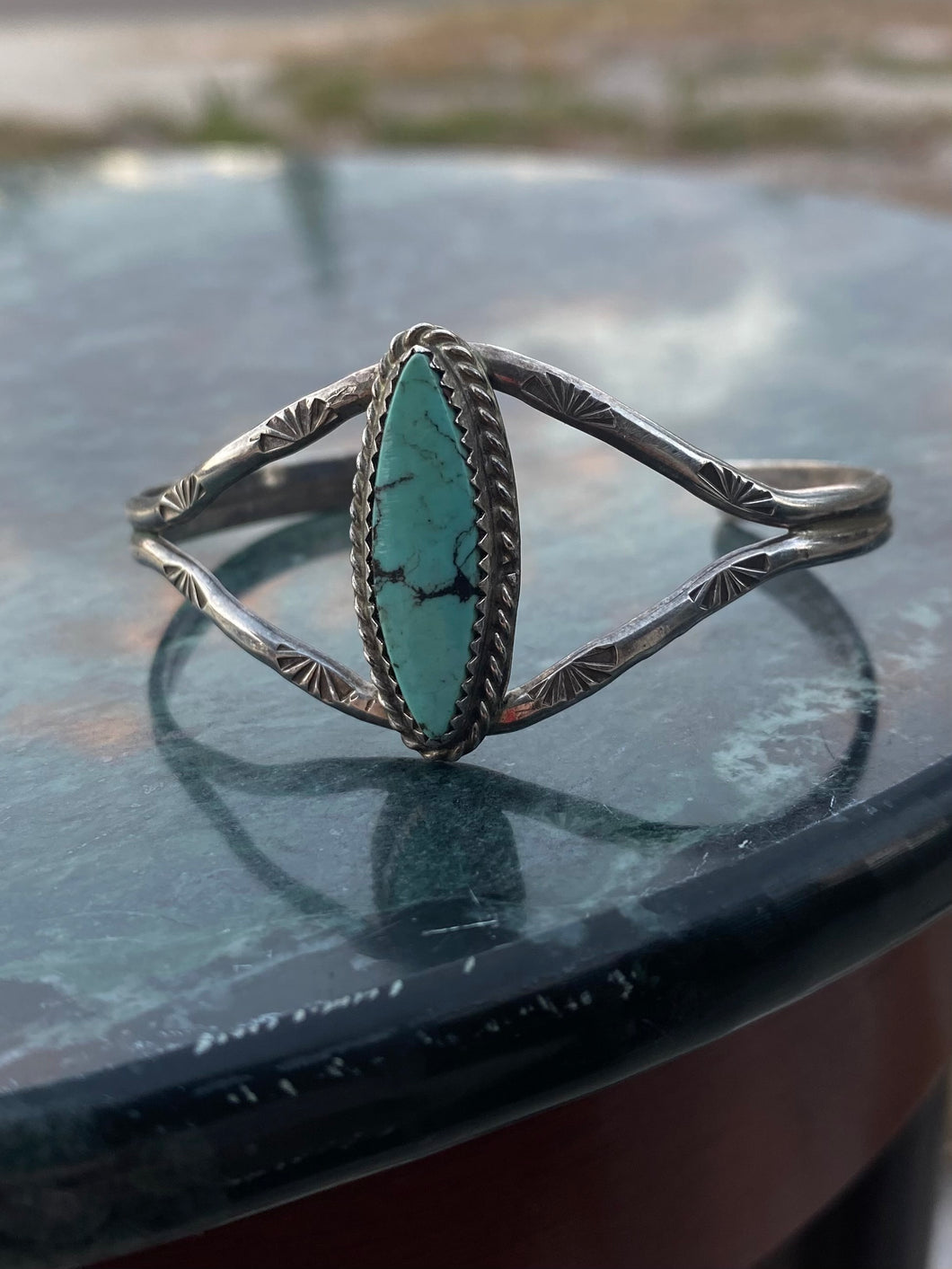 Turquoise Sterling Silver Cuff Bracelet