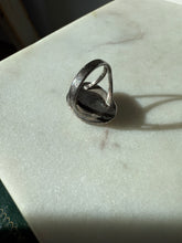 Load image into Gallery viewer, Vintage Agate Sterling Silver Ring Size 7
