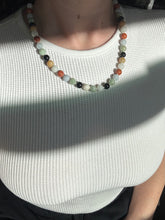 Load image into Gallery viewer, Vintage Jade Bead &amp; 14k Gold Necklace 21”
