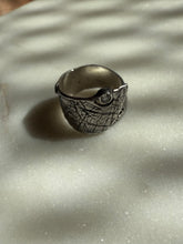 Load image into Gallery viewer, Israel Sterling Silver Brutalist Ring Size 6.25
